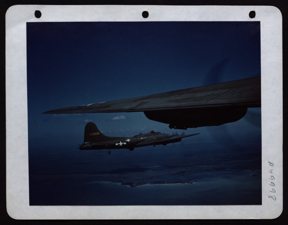 B-17 Flying Fortress In Flight