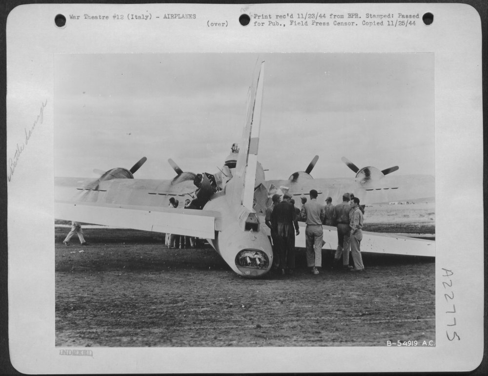 B-17 Flying Fortress in Italy