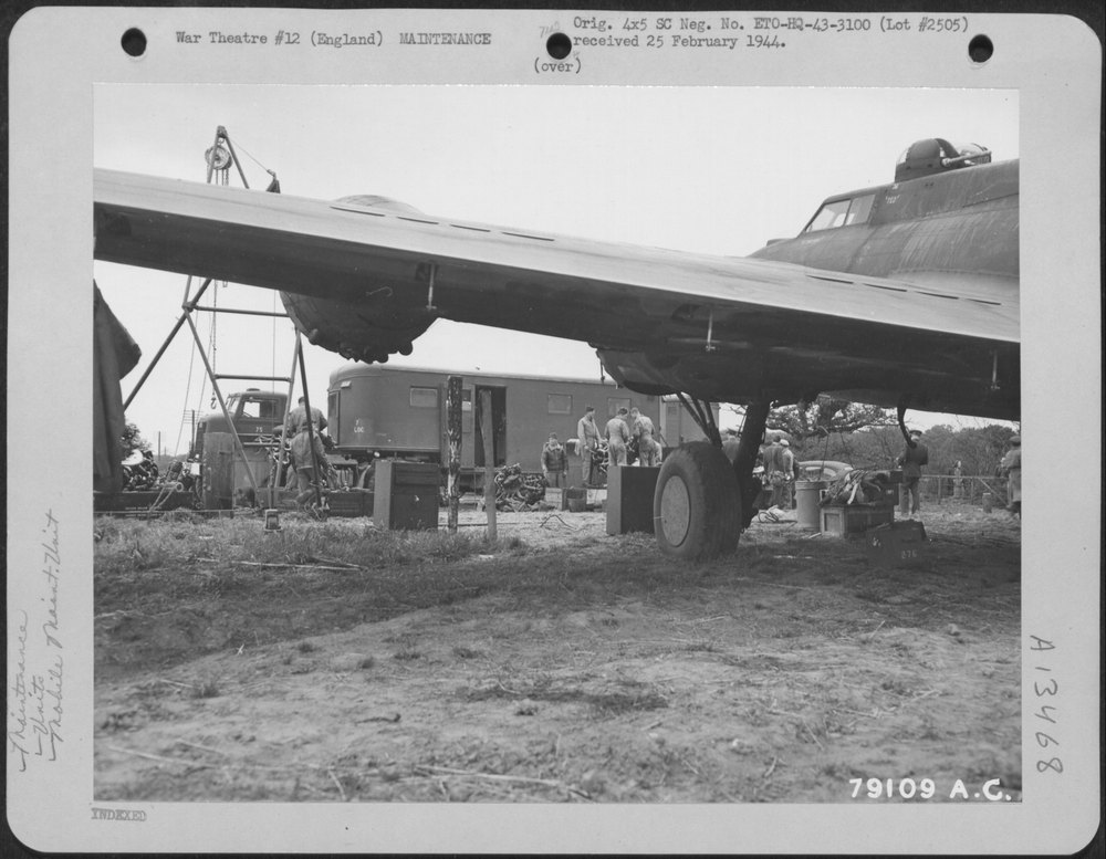 B-17 Flying Fortress near Bournemouth