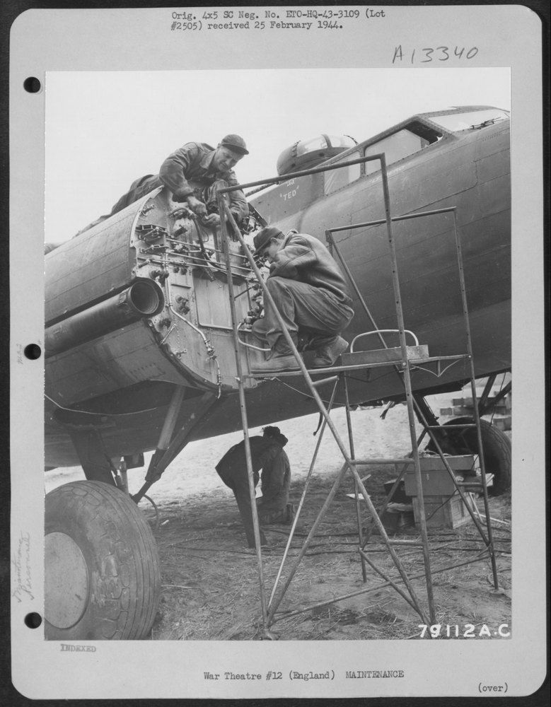 B-17 Flying Fortress near Bournemouth