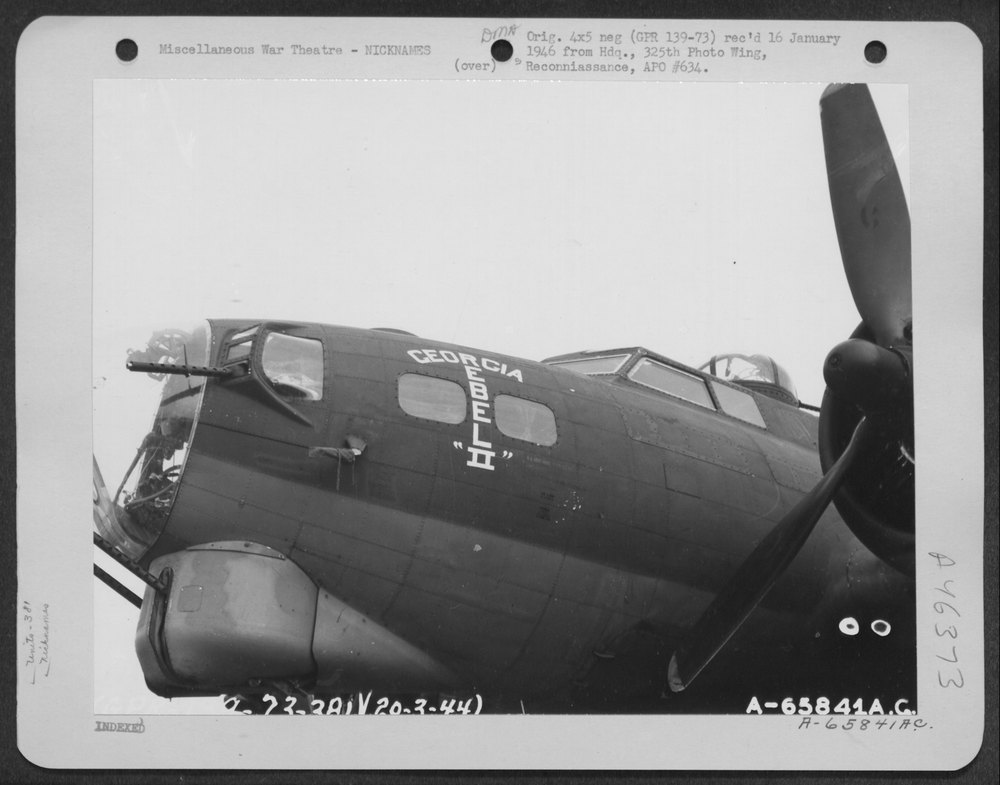 B-17 Flying Fortress near Ridgewell