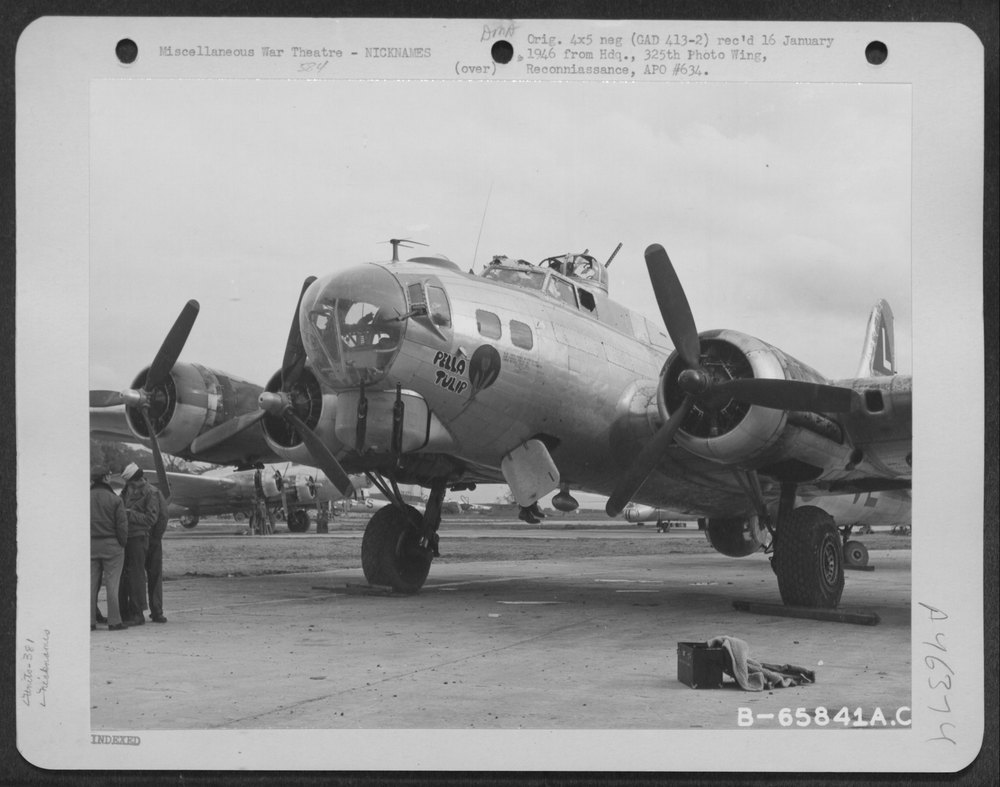 B-17 Flying Fortress near Ridgewell