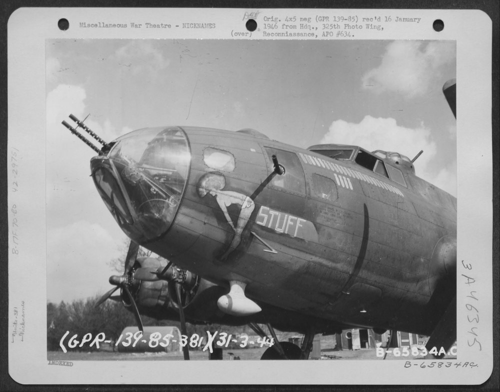 B-17 Flying Fortress near Ridgewell