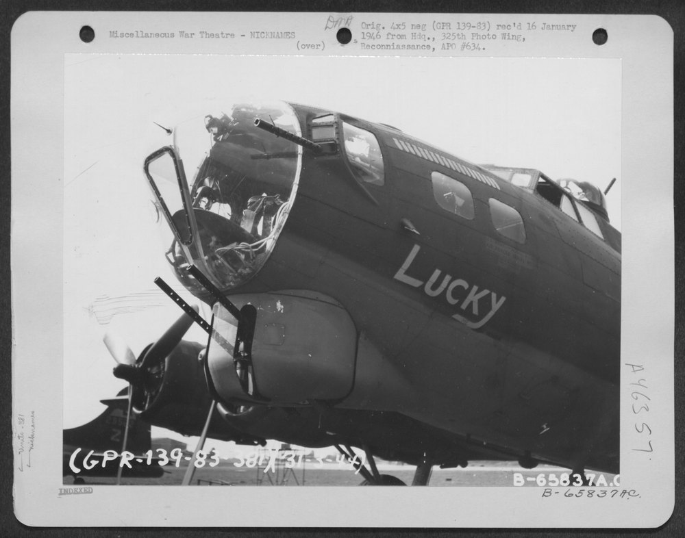 B-17 Flying Fortress near Ridgewell
