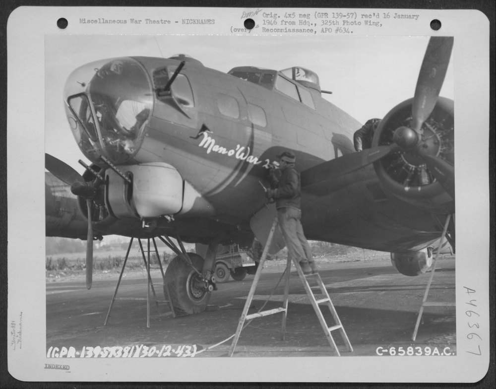 B-17 Flying Fortress near Ridgewell