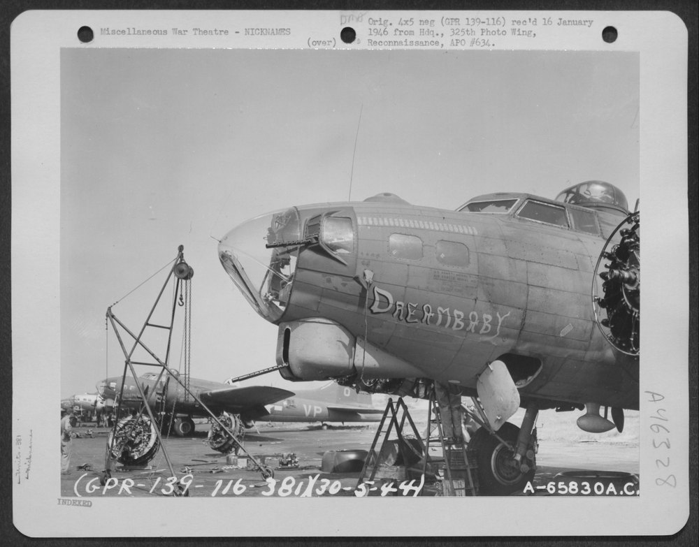 B-17 Flying Fortress near Ridgewell