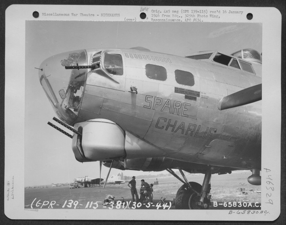 B-17 Flying Fortress near Ridgewell