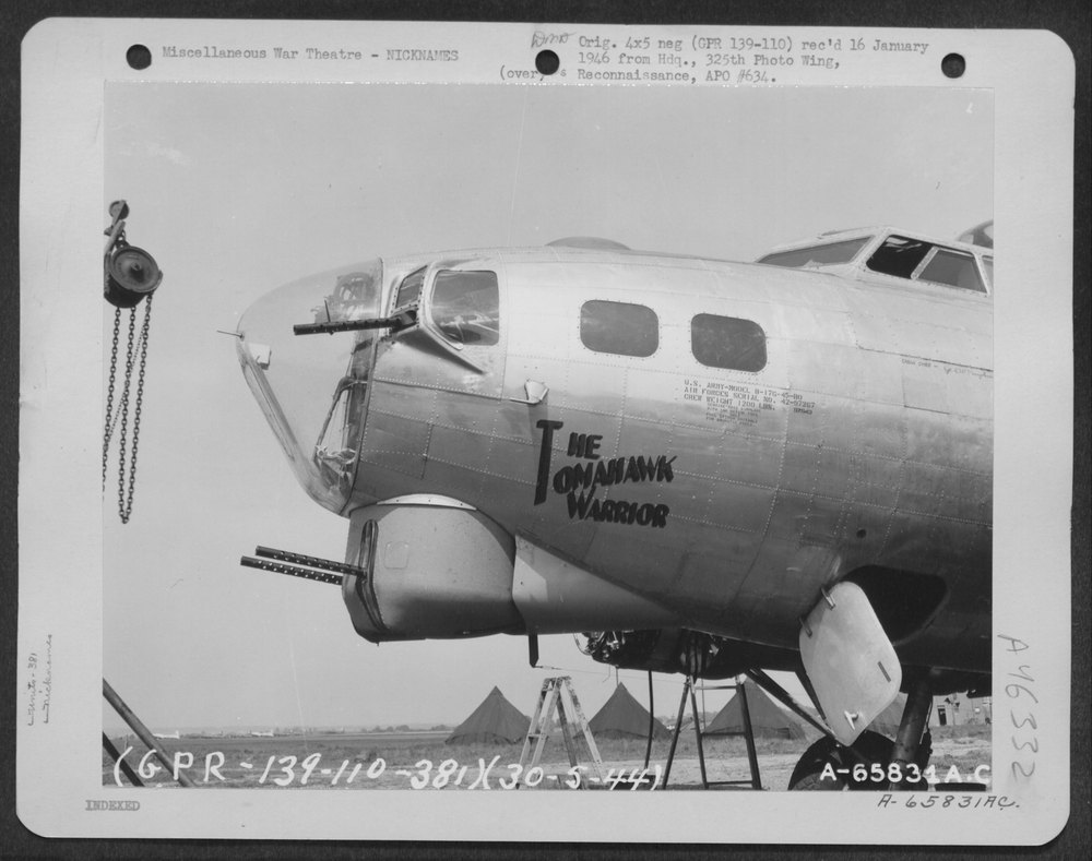 B-17 Flying Fortress near Ridgewell