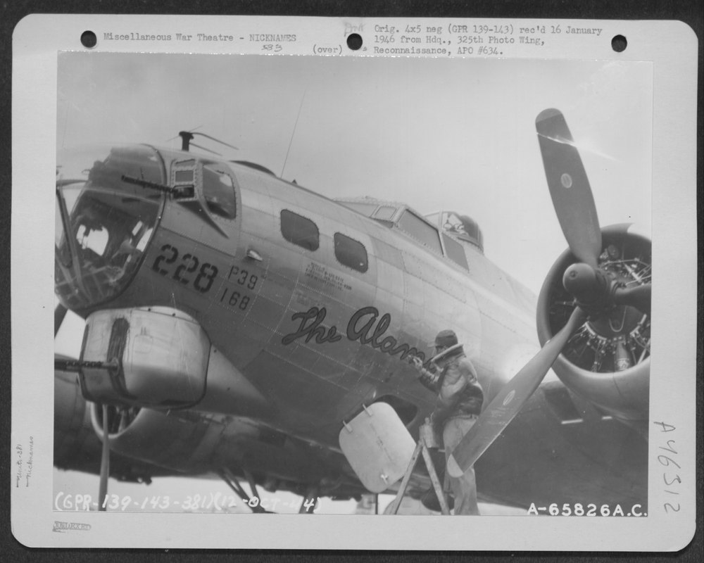 B-17 Flying Fortress near Ridgewell