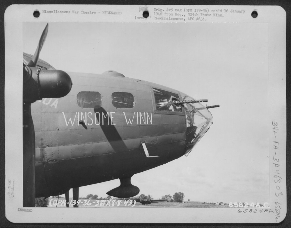 B-17 Flying Fortress near Ridgewell