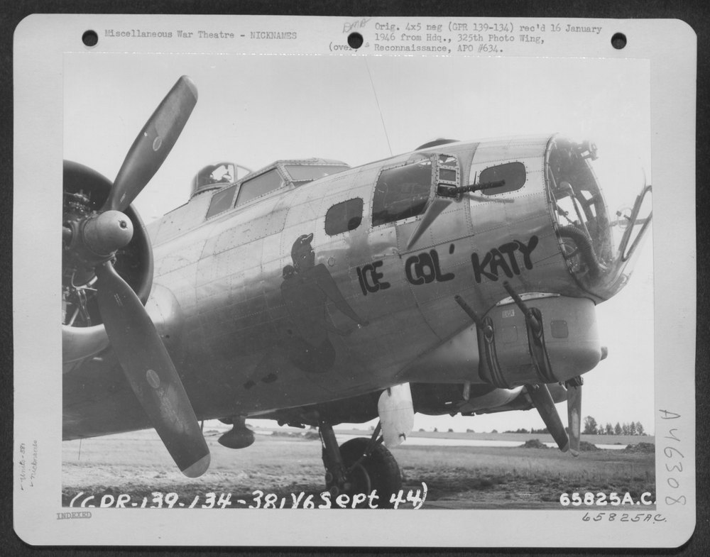 B-17 Flying Fortress near Ridgewell