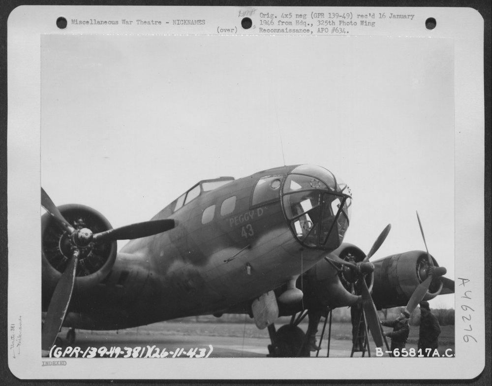 B-17 Flying Fortress near Ridgewell
