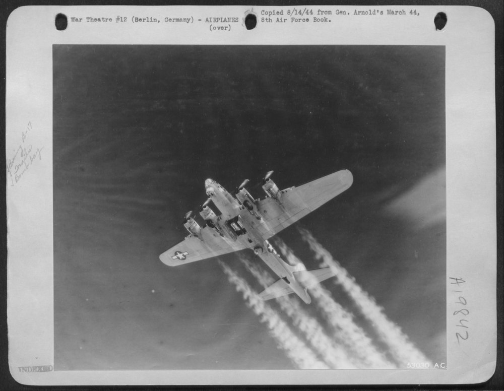 B-17 Flying Fortress over Berlin