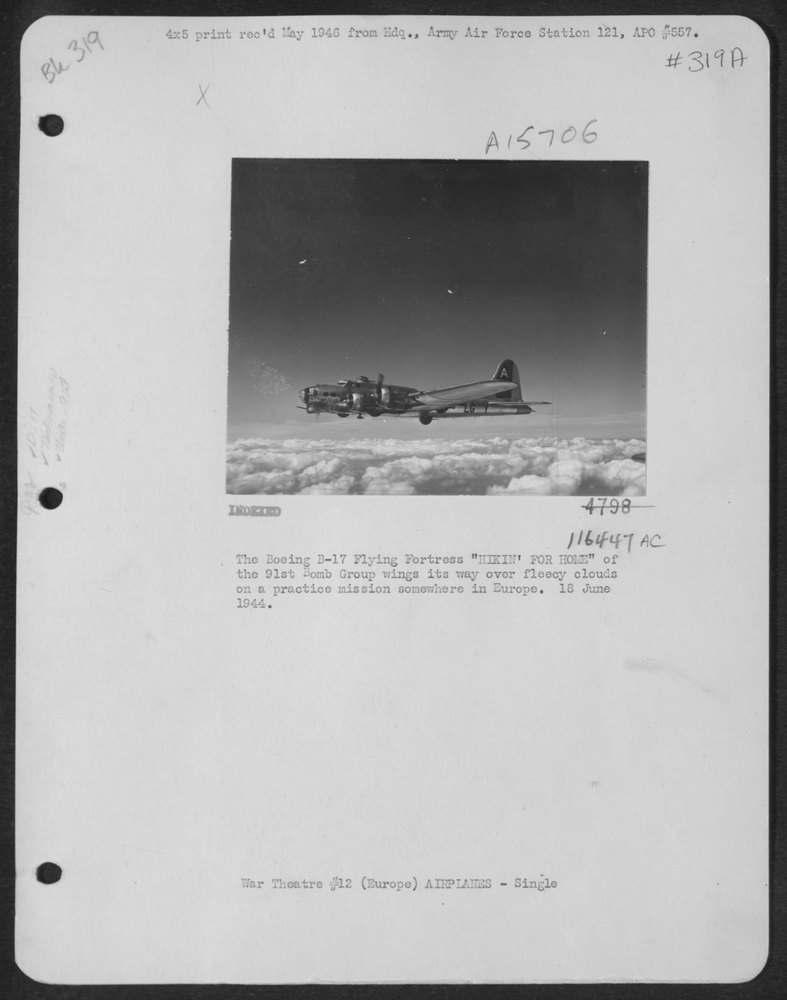 B-17 Flying Fortress over Europe
