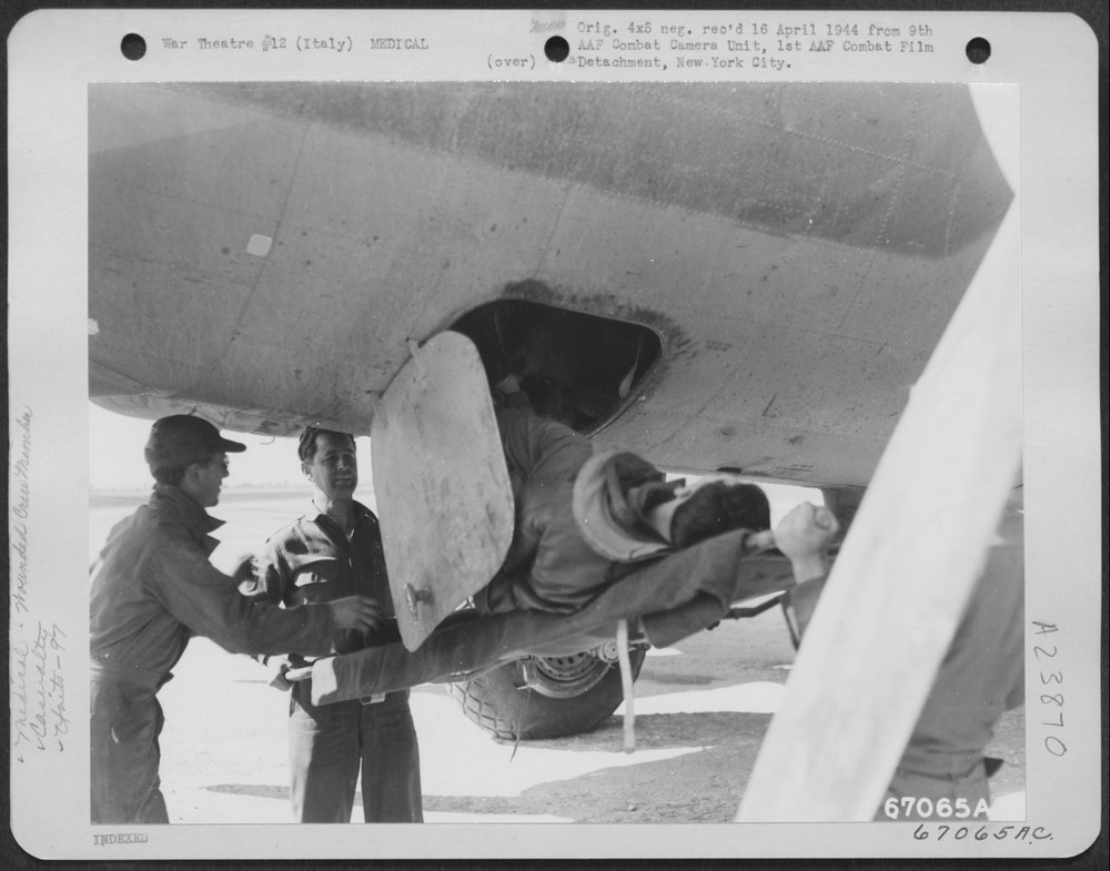 B-17 Flying Fortress over Italy