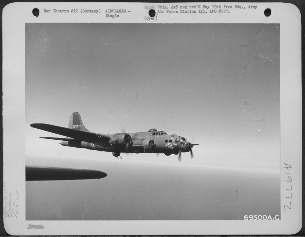 B-17 Flying Fortress over Kiel