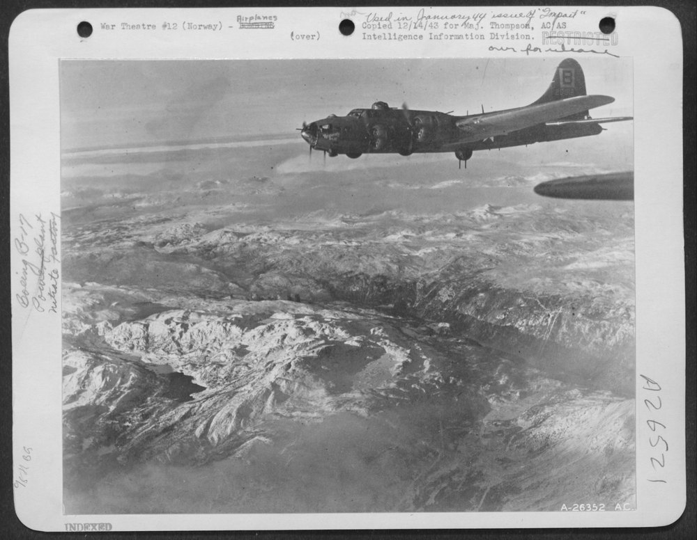B-17 Flying Fortress over Norway