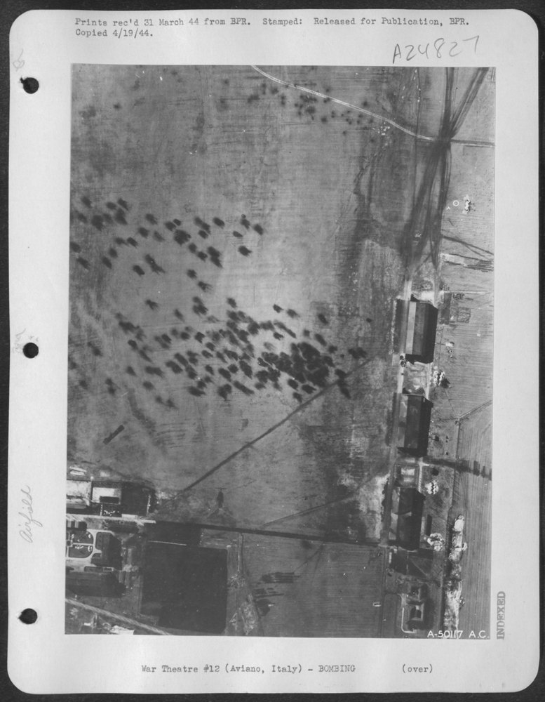 B-17 Flying Fortress raid Aviano Italy