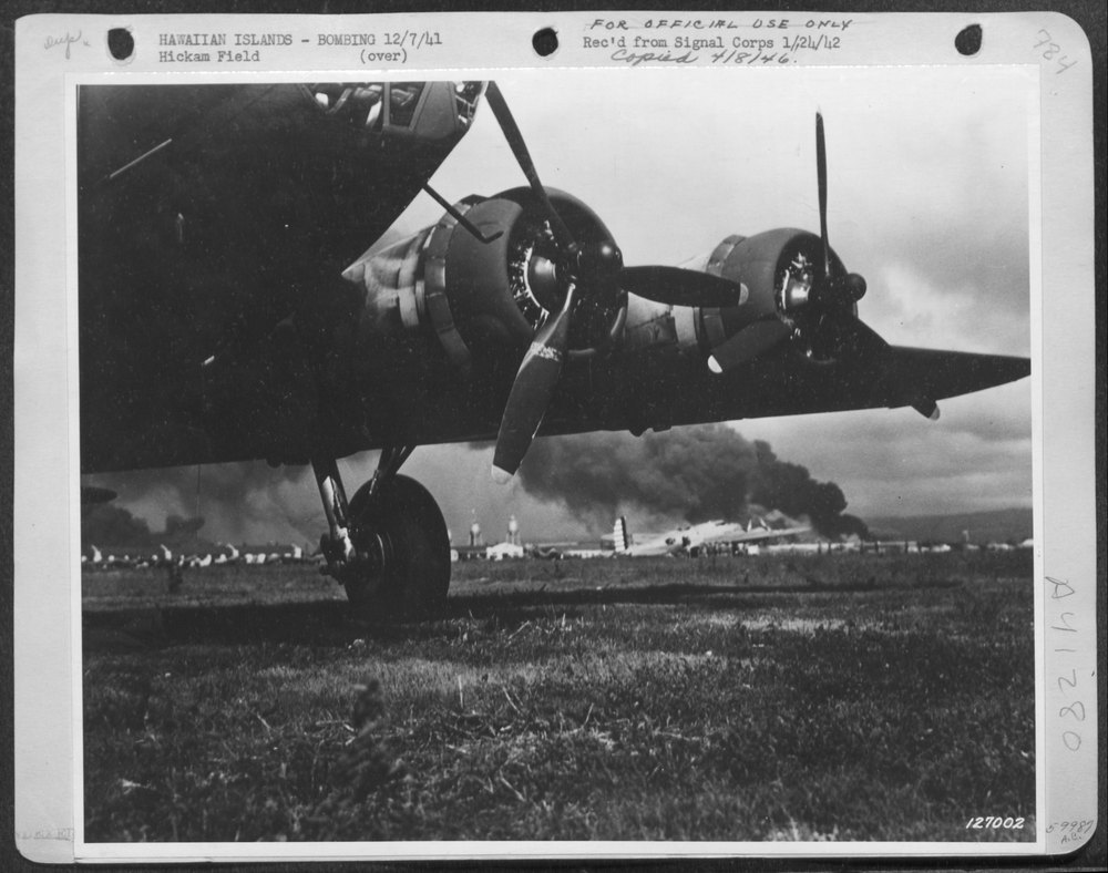 B-17 Flying Fortresses at Hickam Field
