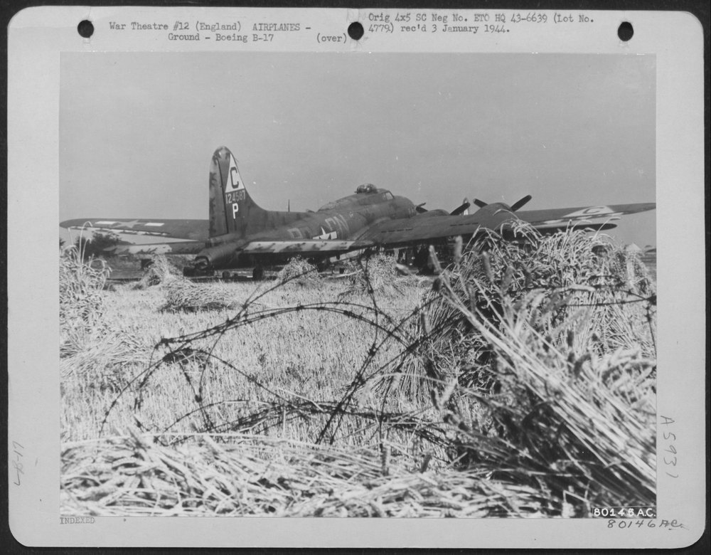 B-17 Flying Fortresses at Molesworth