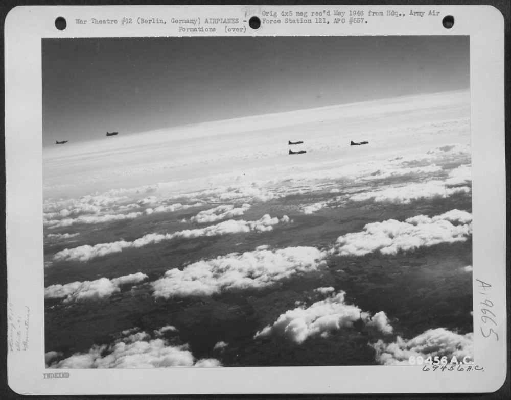 B-17 Flying Fortresses enroute to Berlin