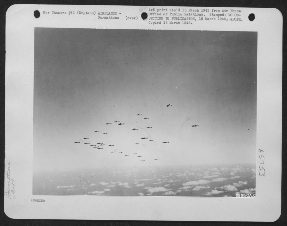 B-17 Flying Fortresses in England
