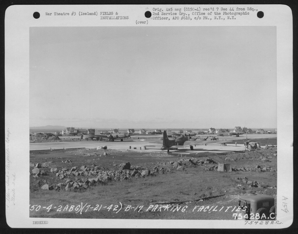 B-17 Flying Fortresses in Iceland