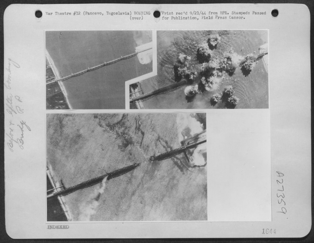 B-17 Flying Fortresses near Belgrade