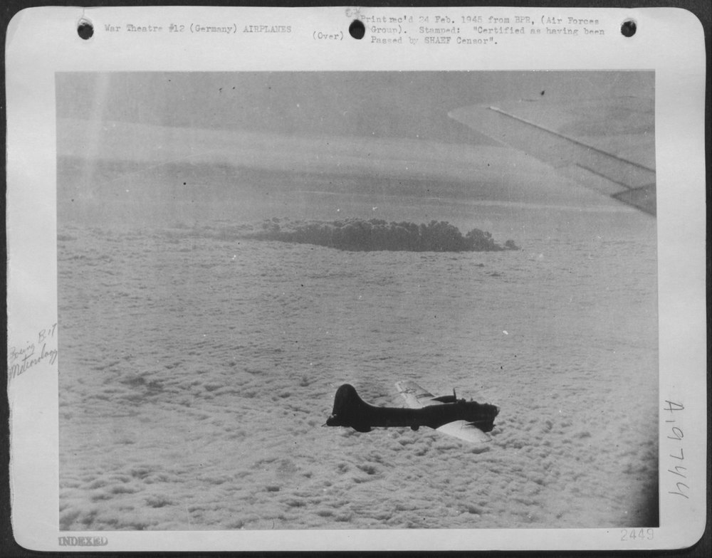 B-17 Flying Fortresses over Berlin
