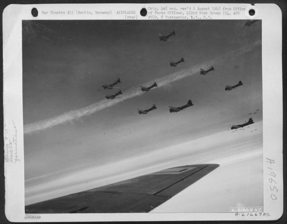 B-17 Flying Fortresses over Berlin