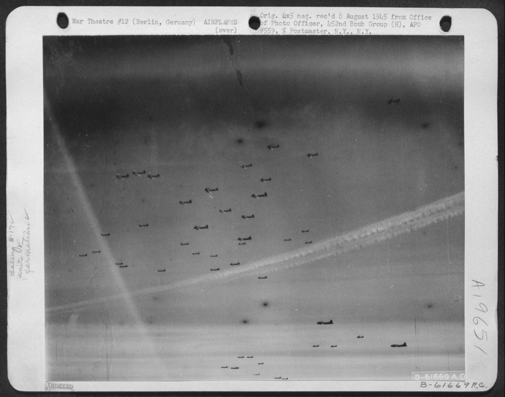 B-17 Flying Fortresses over Berlin