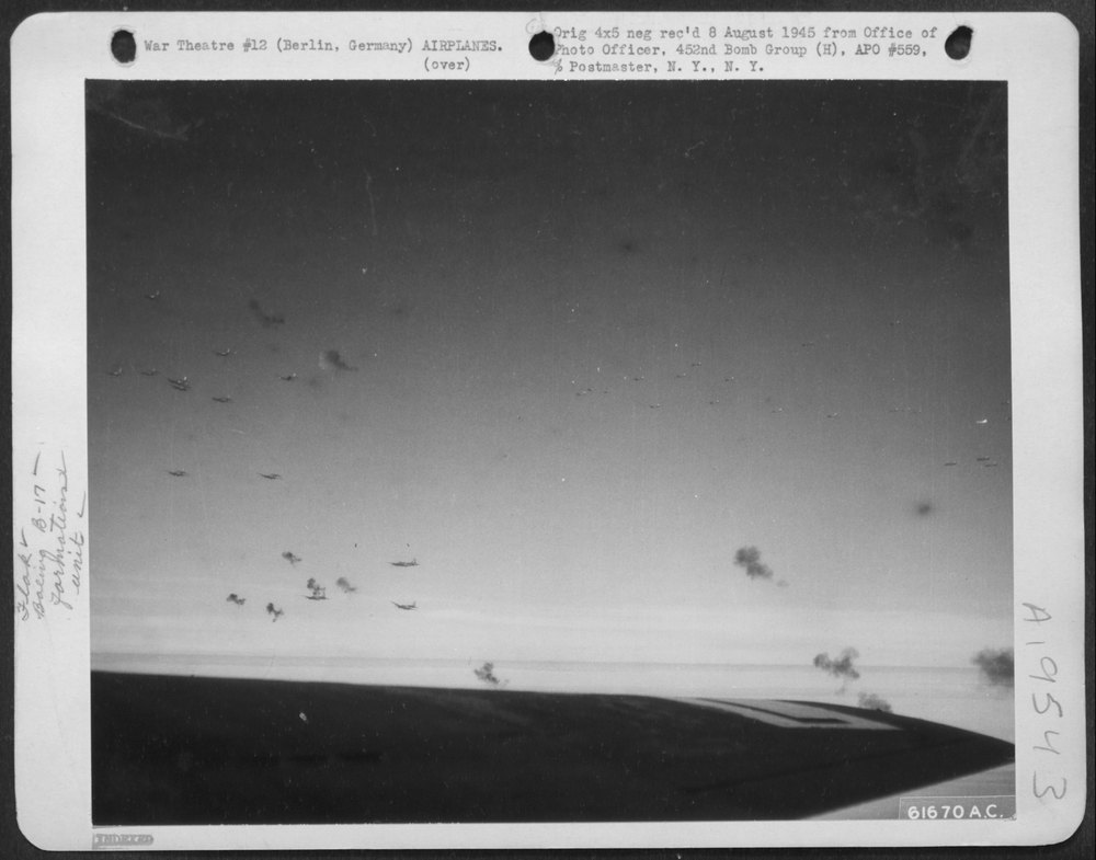 B-17 Flying Fortresses over Berlin