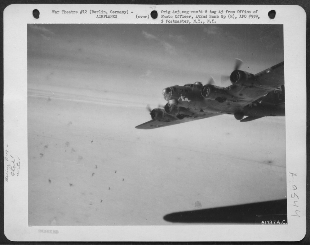 B-17 Flying Fortresses over Berlin
