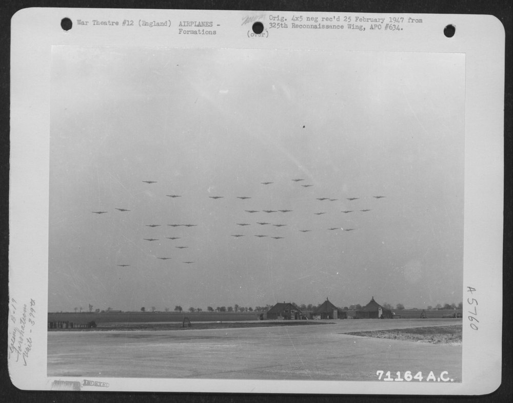 B-17 Flying Fortresses over England