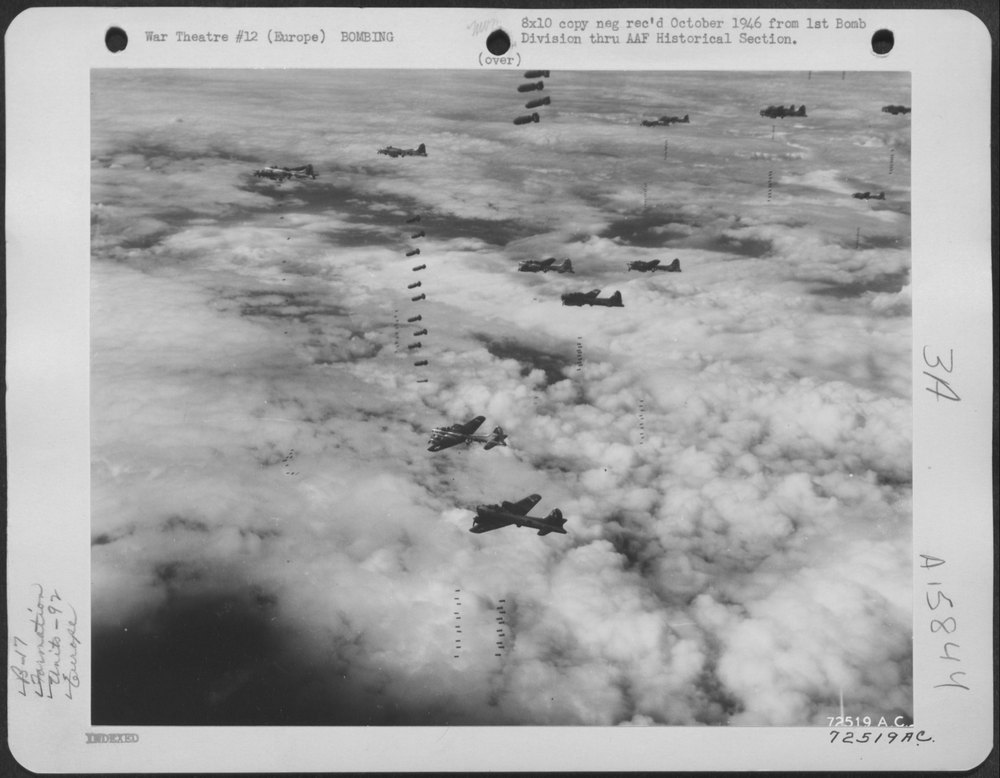 B-17 Flying Fortresses over Europe