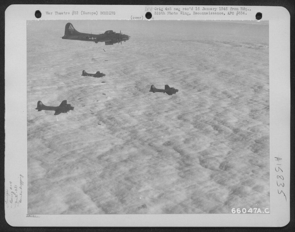 B-17 Flying Fortresses over Europe