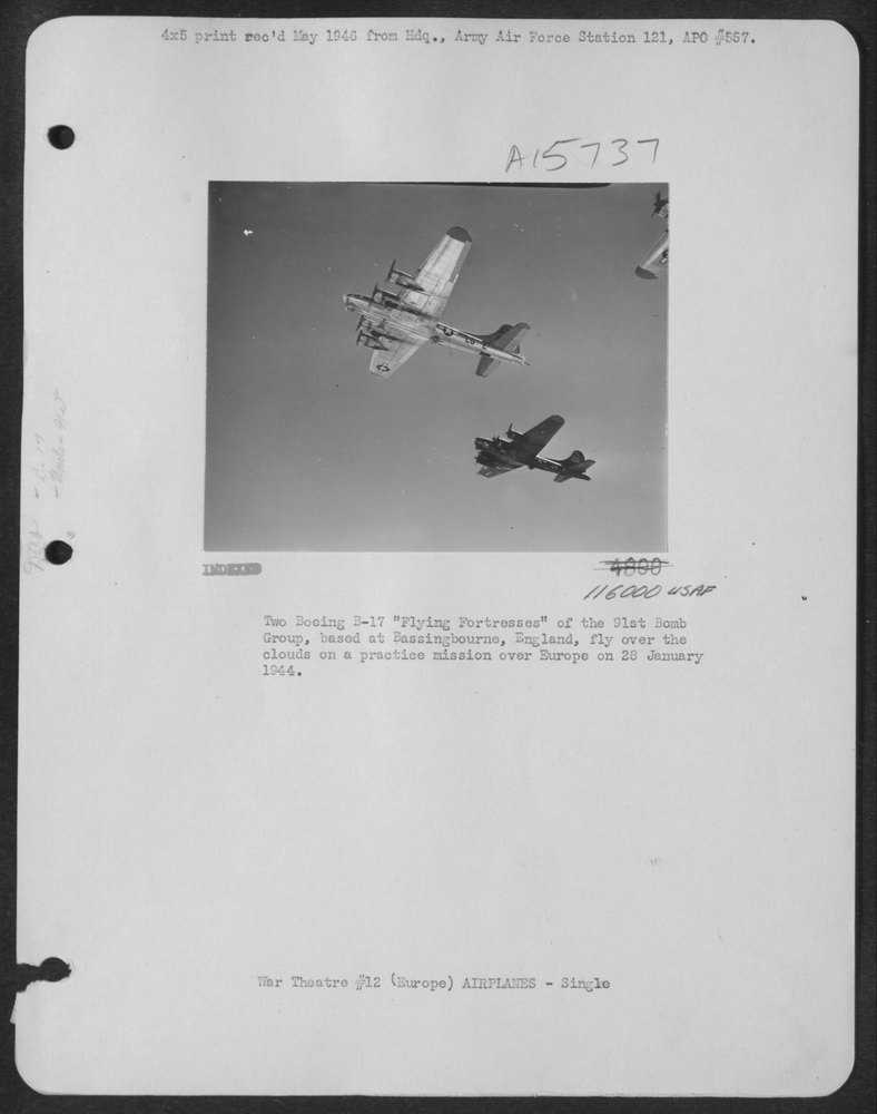 B-17 Flying Fortresses over Europe