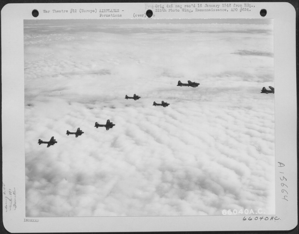 B-17 Flying Fortresses over Europe