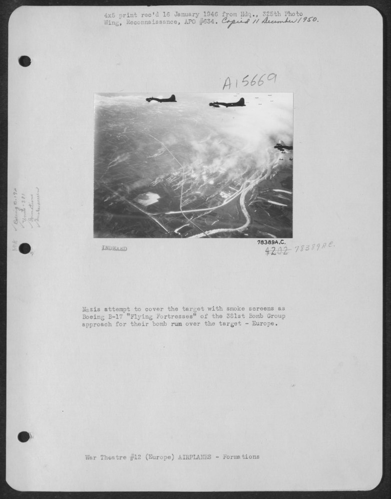 B-17 Flying Fortresses over Europe