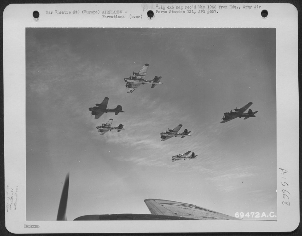 B-17 Flying Fortresses over Europe