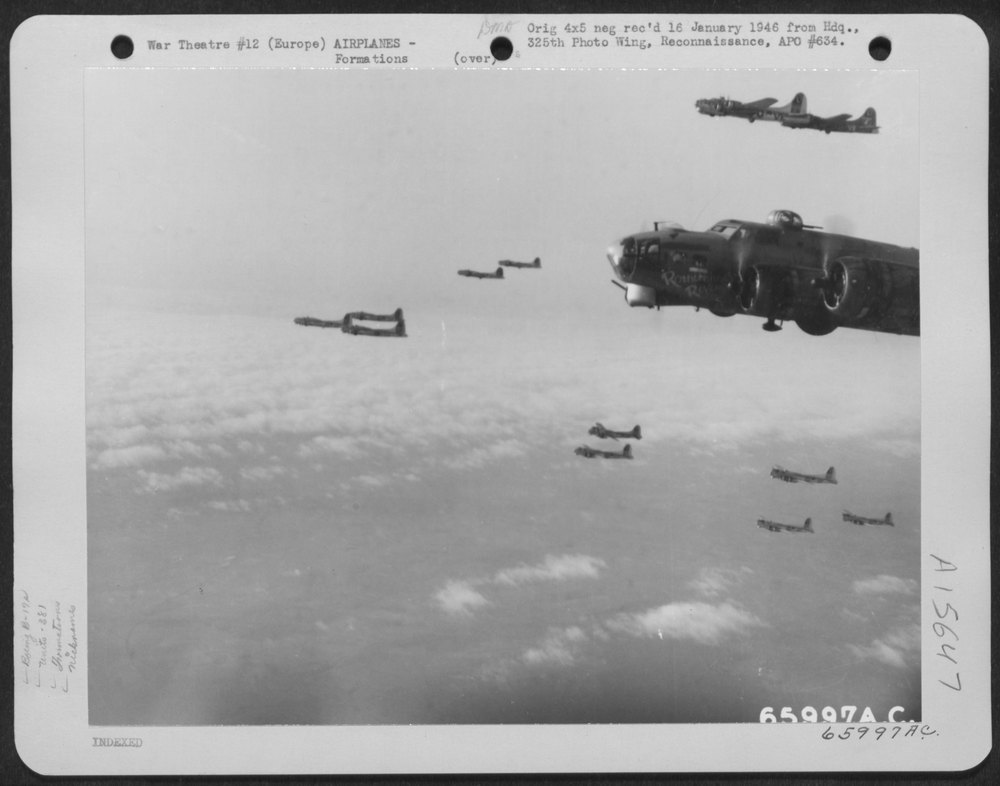 B-17 Flying Fortresses over Europe