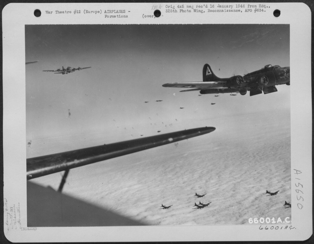 B-17 Flying Fortresses over Europe