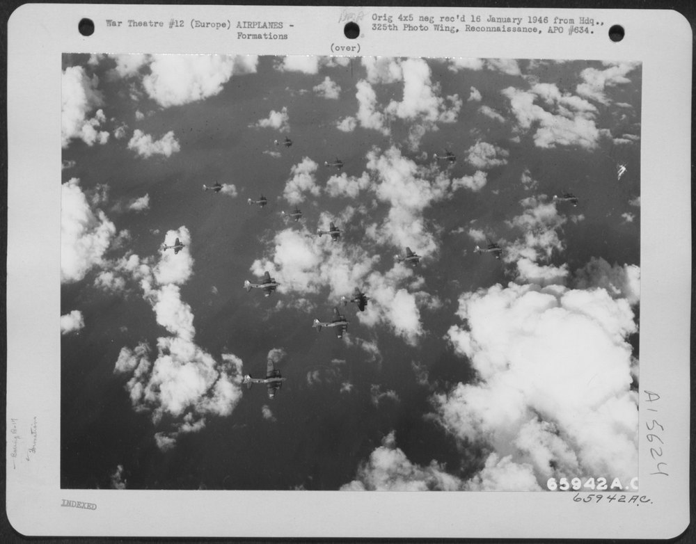 B-17 Flying Fortresses over Europe