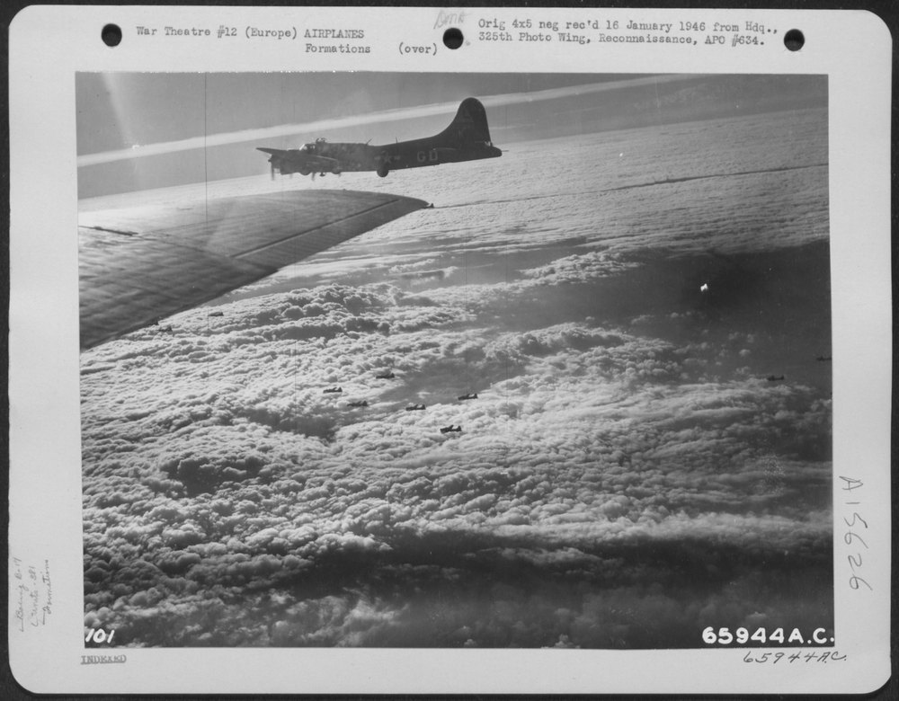 B-17 Flying Fortresses over Europe