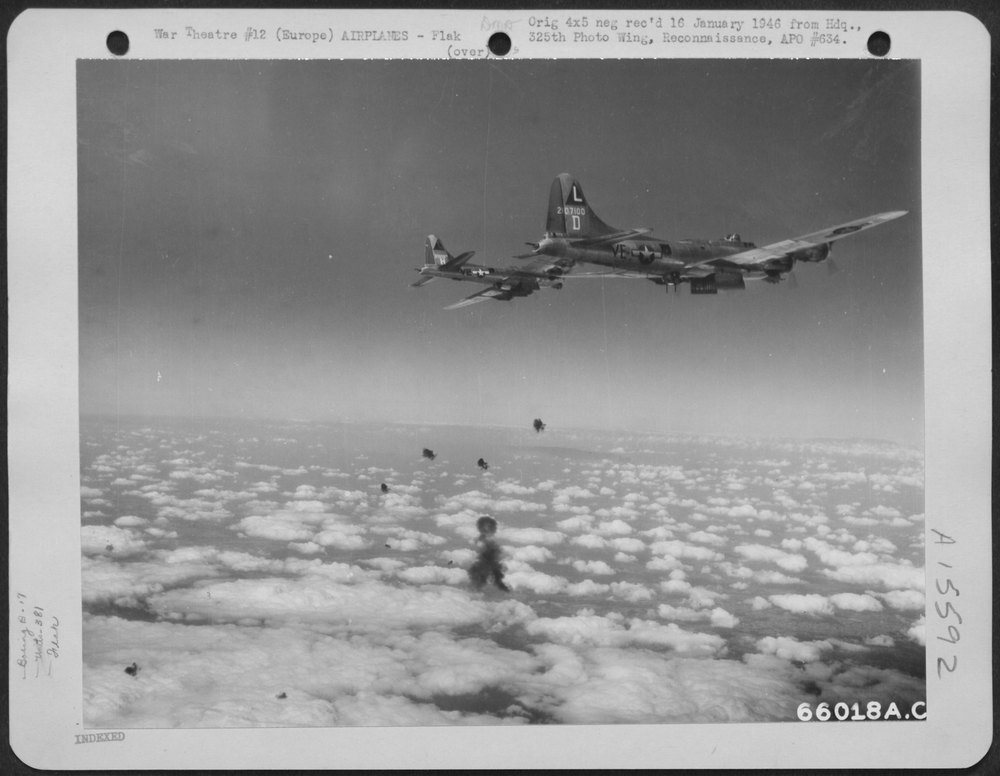 B-17 Flying Fortresses over Europe