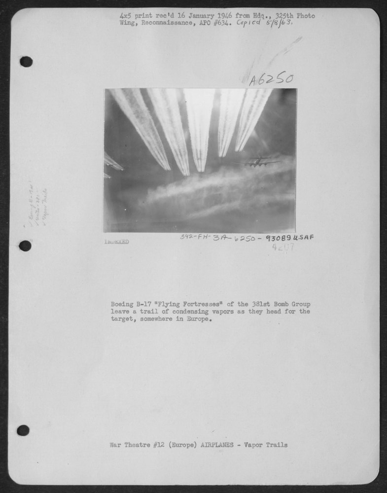 B-17 Flying Fortresses over Europe