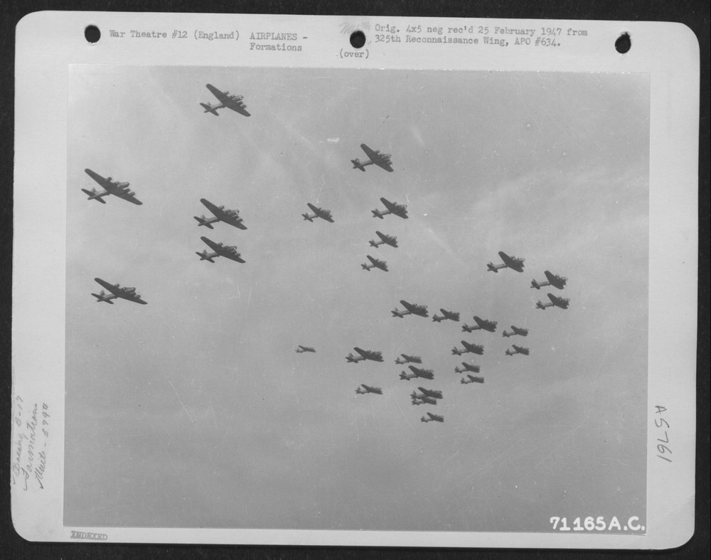B-17 Flying Fortresses over Europe