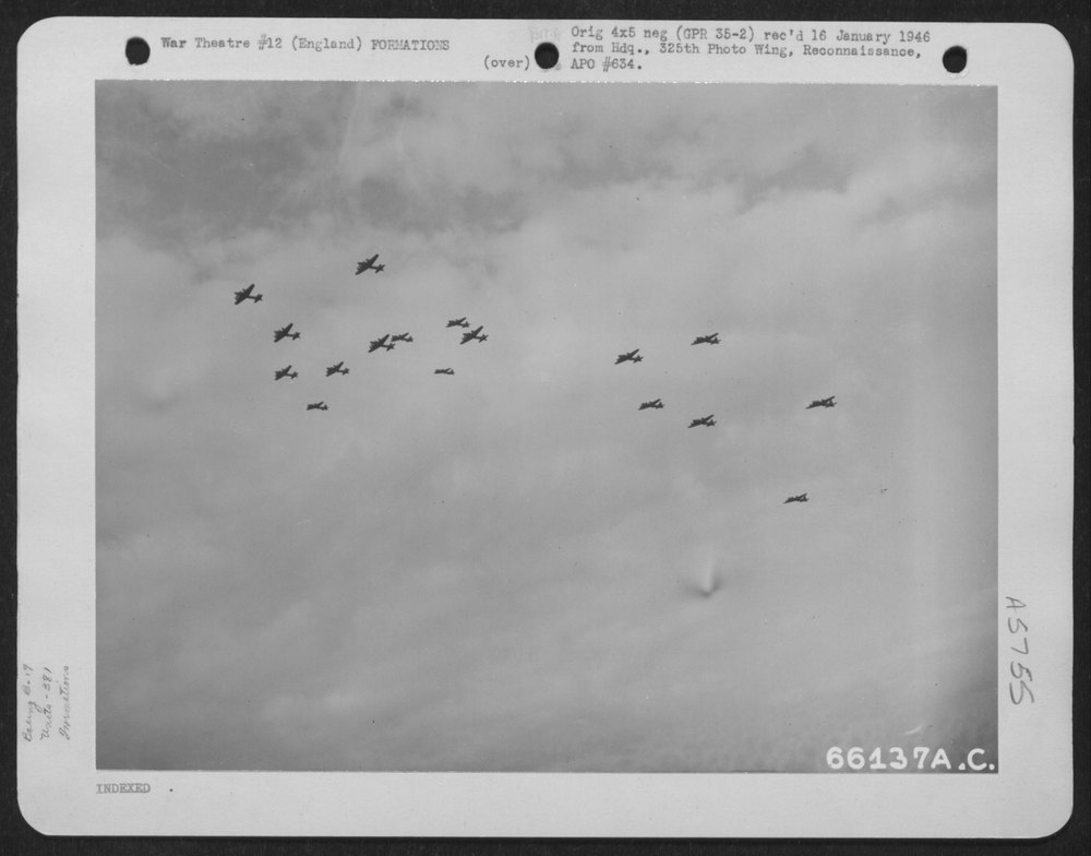 B-17 Flying Fortresses over Europe