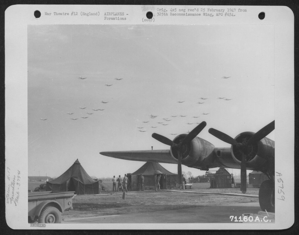 B-17 Flying Fortresses over Europe