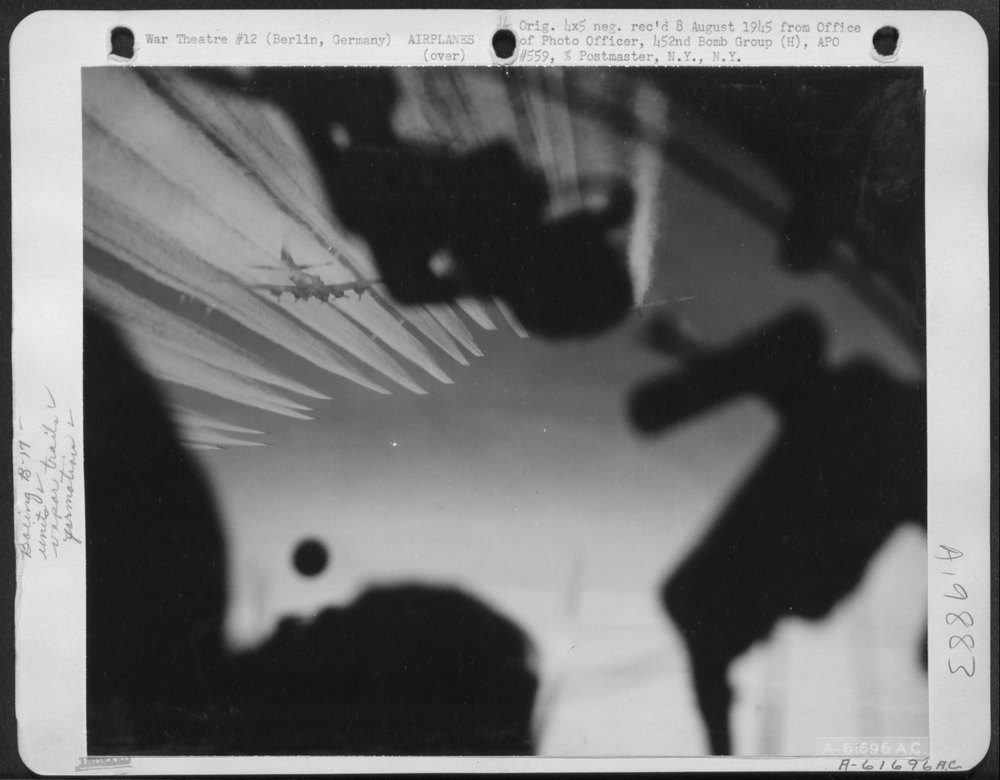 B-17 Flying Fortresses over Germany